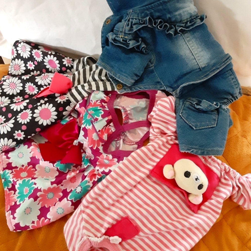 Doggie clothes. Bundle of 4